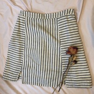 Striped Urban Outfitters Mini Skirt